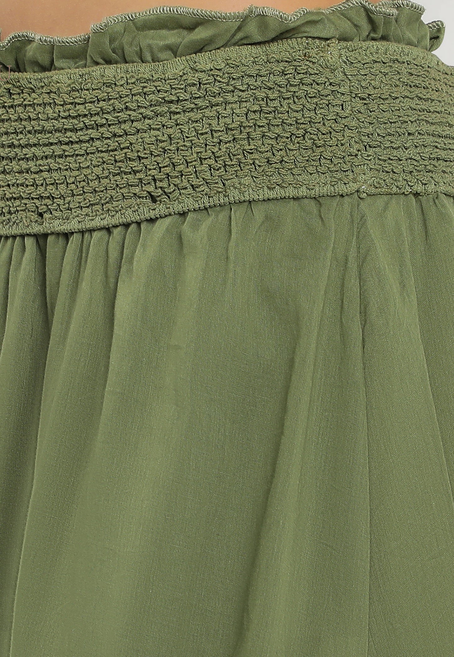 Maxirock aus Baumwolle