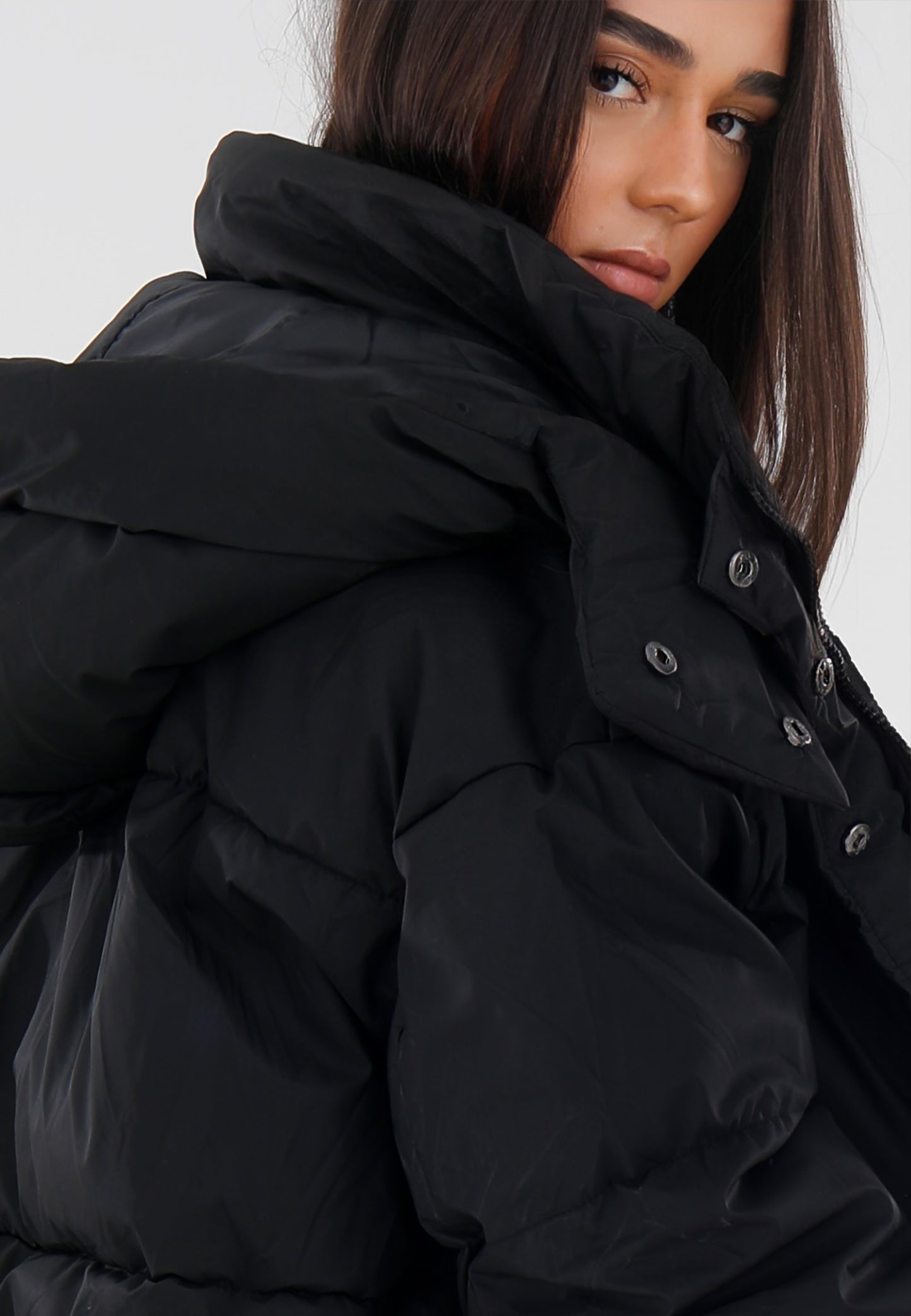 Steppjacke – Winterjacke mit Kapuze