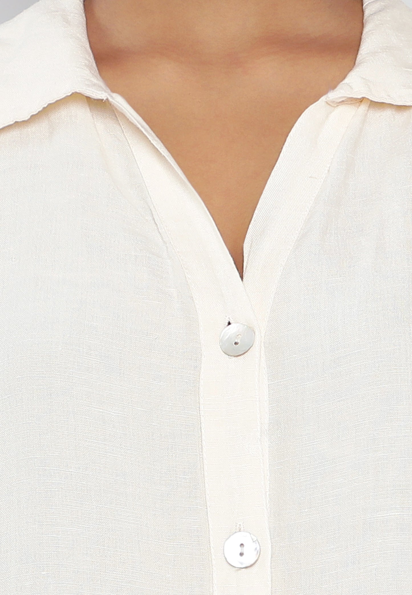 Blusenkleid aus 100% Leinen ...