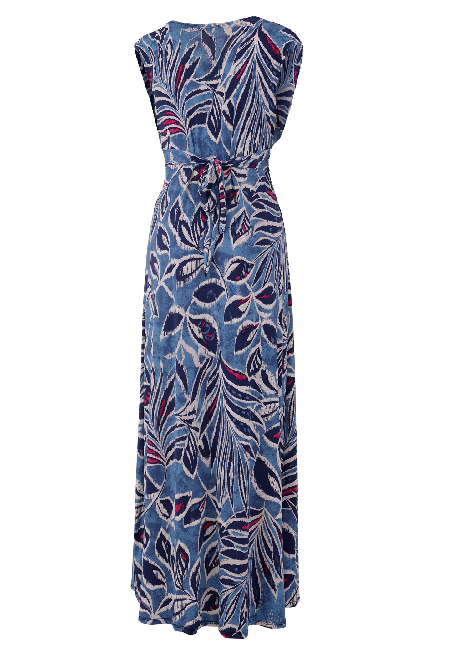 mit Wickeleffekt und Bindegürtel