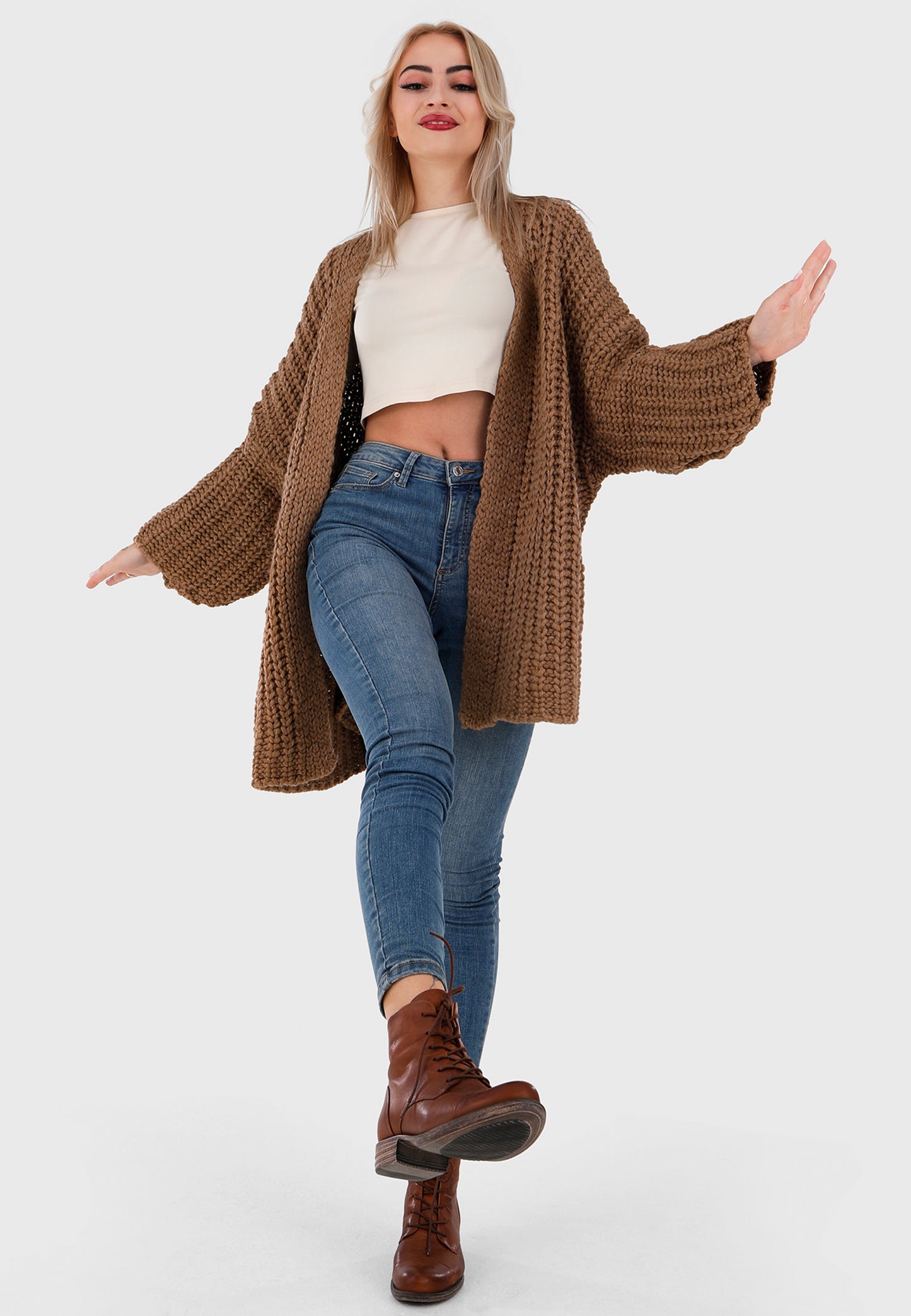 Oversized Strick-Cardigan Kuschelig & Lässig