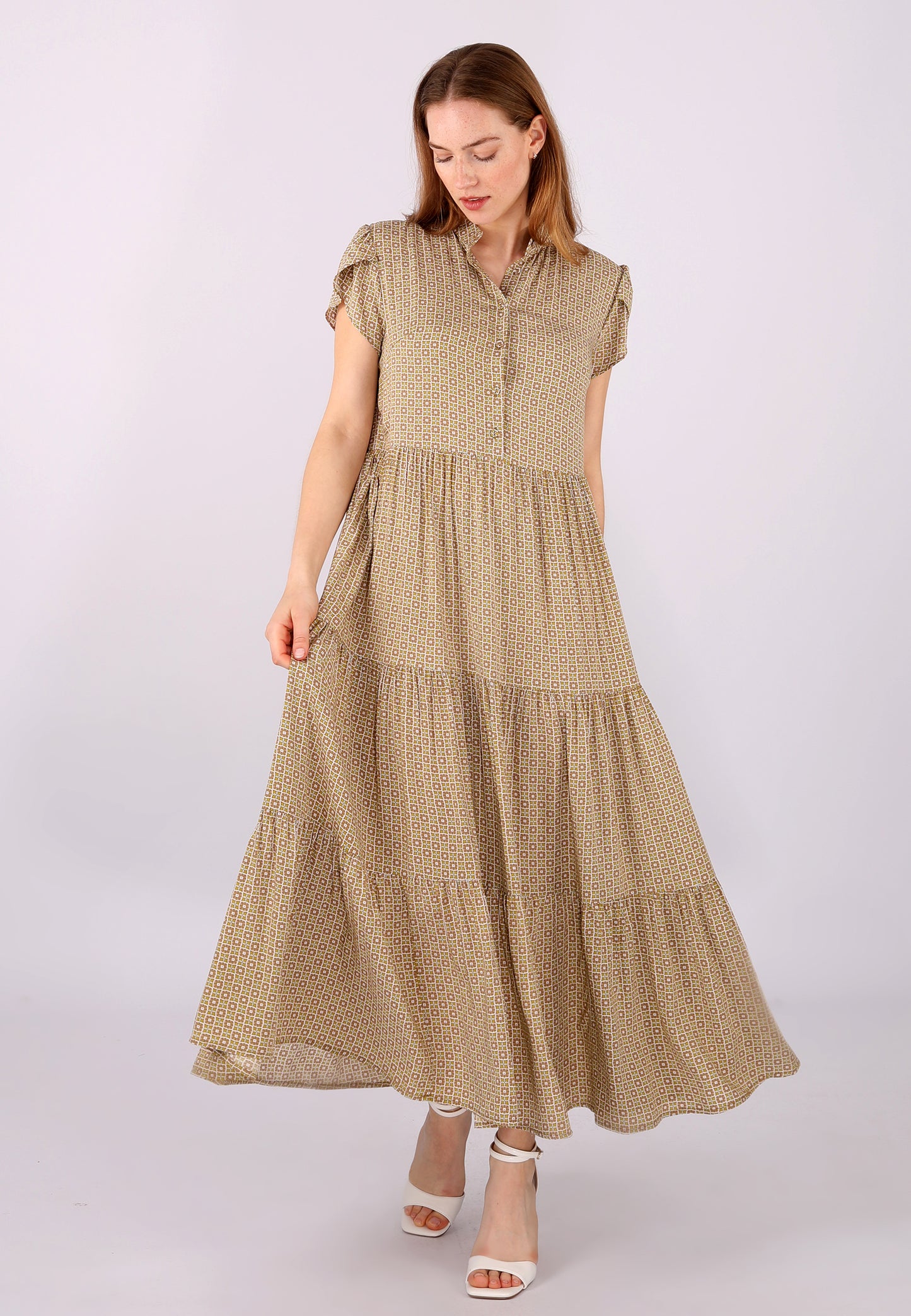 Boho-Maxikleid aus Reiner Viskose – Sommerliche Eleganz