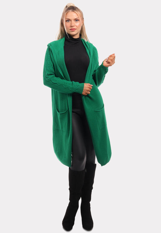 Cardigan mit Kapuze