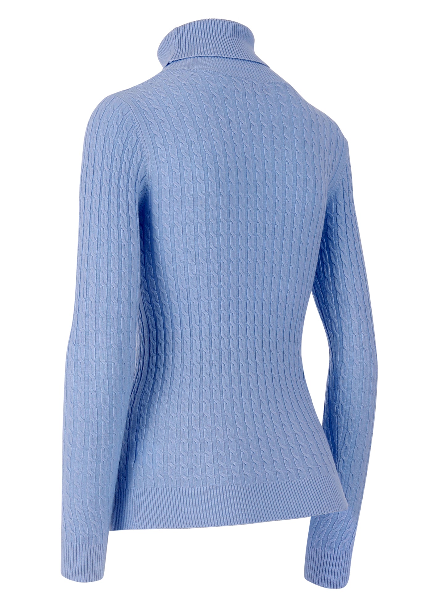 Rollkragenpullover, One Size, Zopfmuster, verschiedene Farben“