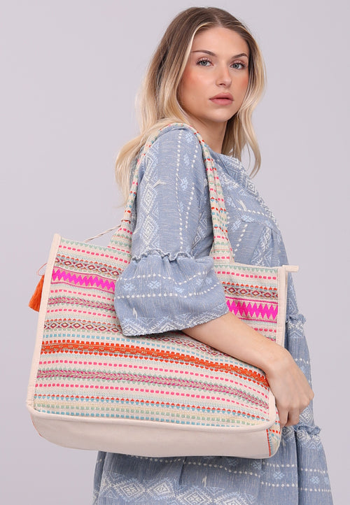 Strandtasche Hippie-Indische Handtasche in Bunten Farben