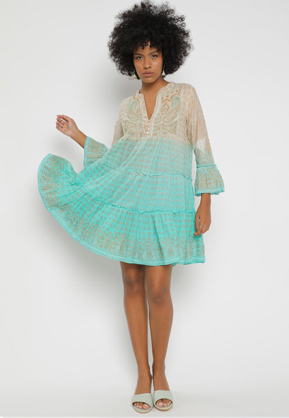 Boho-Chic Tunika mit Perlenverzierung