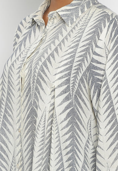 Luxuriöses Baumwolle Maxikleid – Einheitsgröße (34-44)