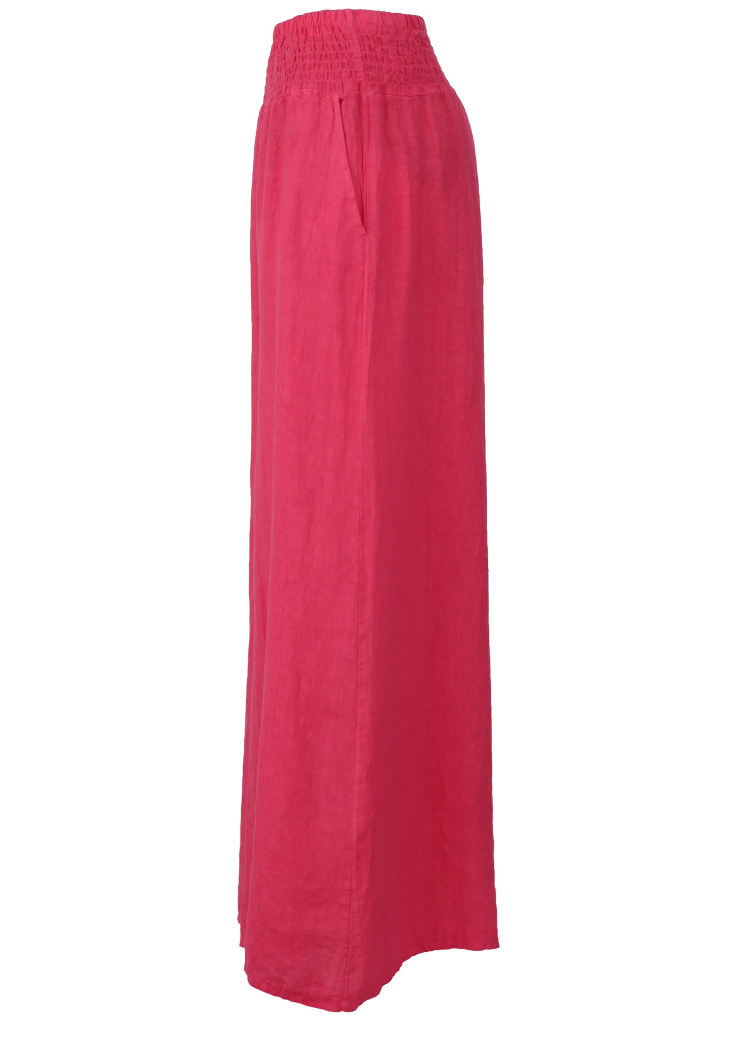 mit hohem Smokbund – bequem & stylisch aus Leinen