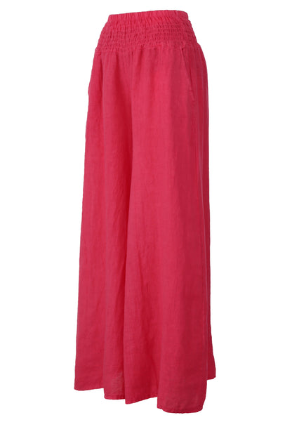 mit hohem Smokbund – bequem & stylisch aus Leinen