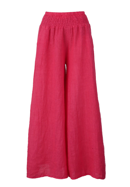 mit hohem Smokbund – bequem & stylisch aus Leinen