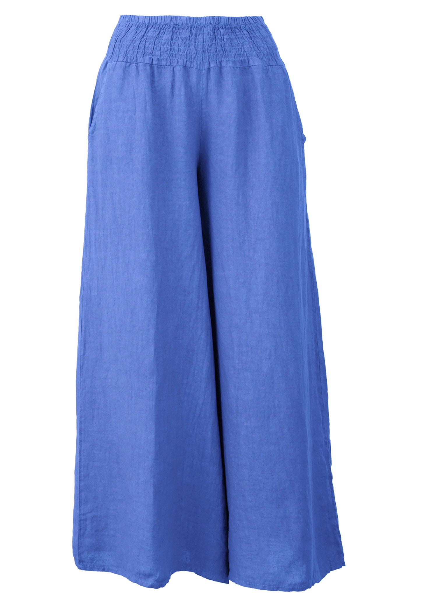 mit hohem Smokbund – bequem & stylisch aus Leinen