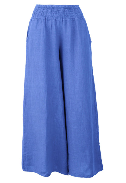 mit hohem Smokbund – bequem & stylisch aus Leinen