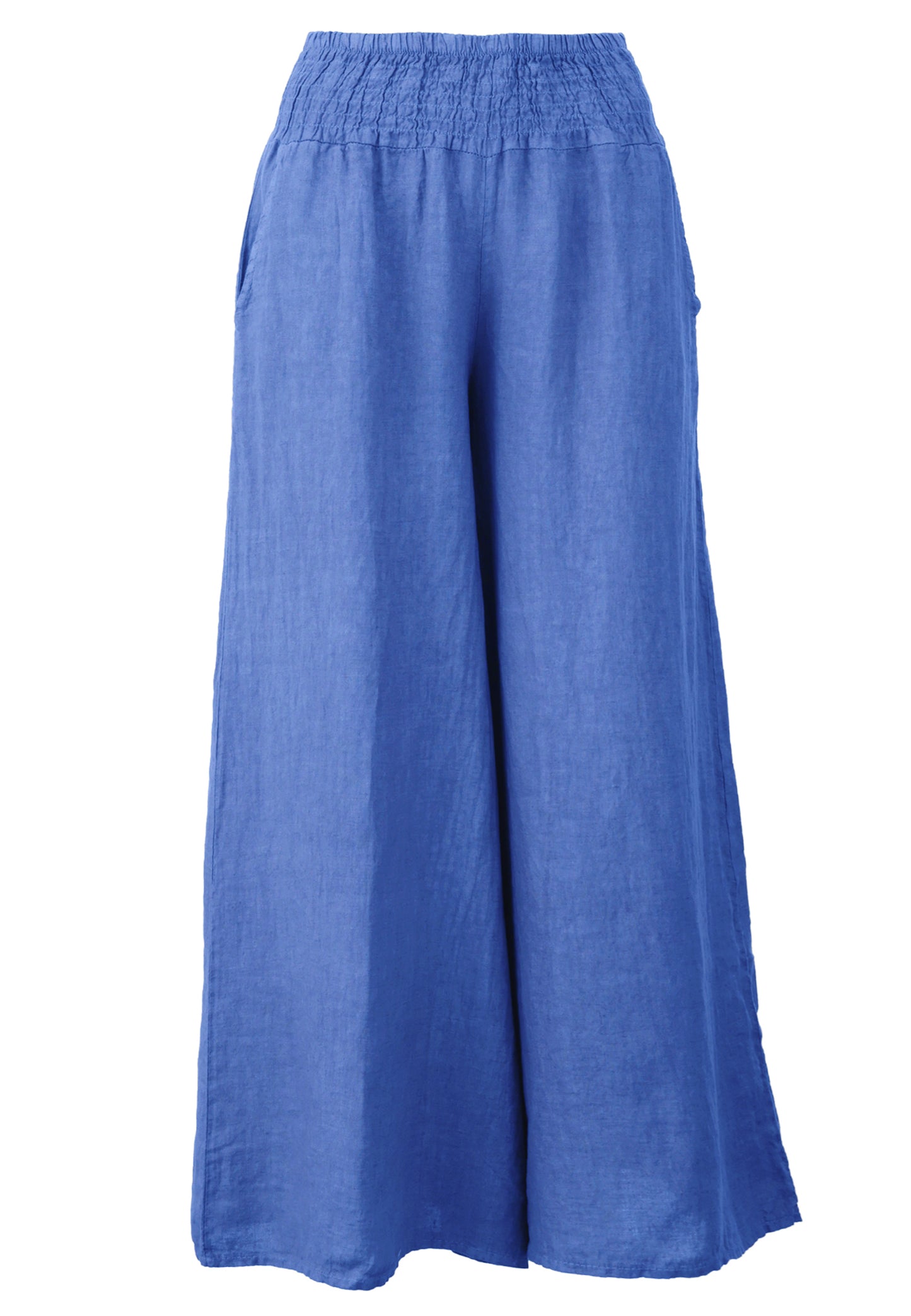 mit hohem Smokbund – bequem & stylisch aus Leinen