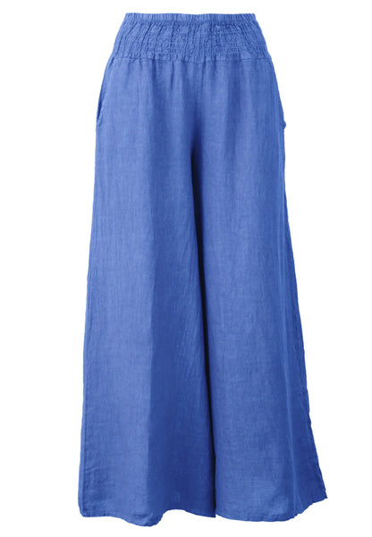 mit hohem Smokbund – bequem & stylisch aus Leinen