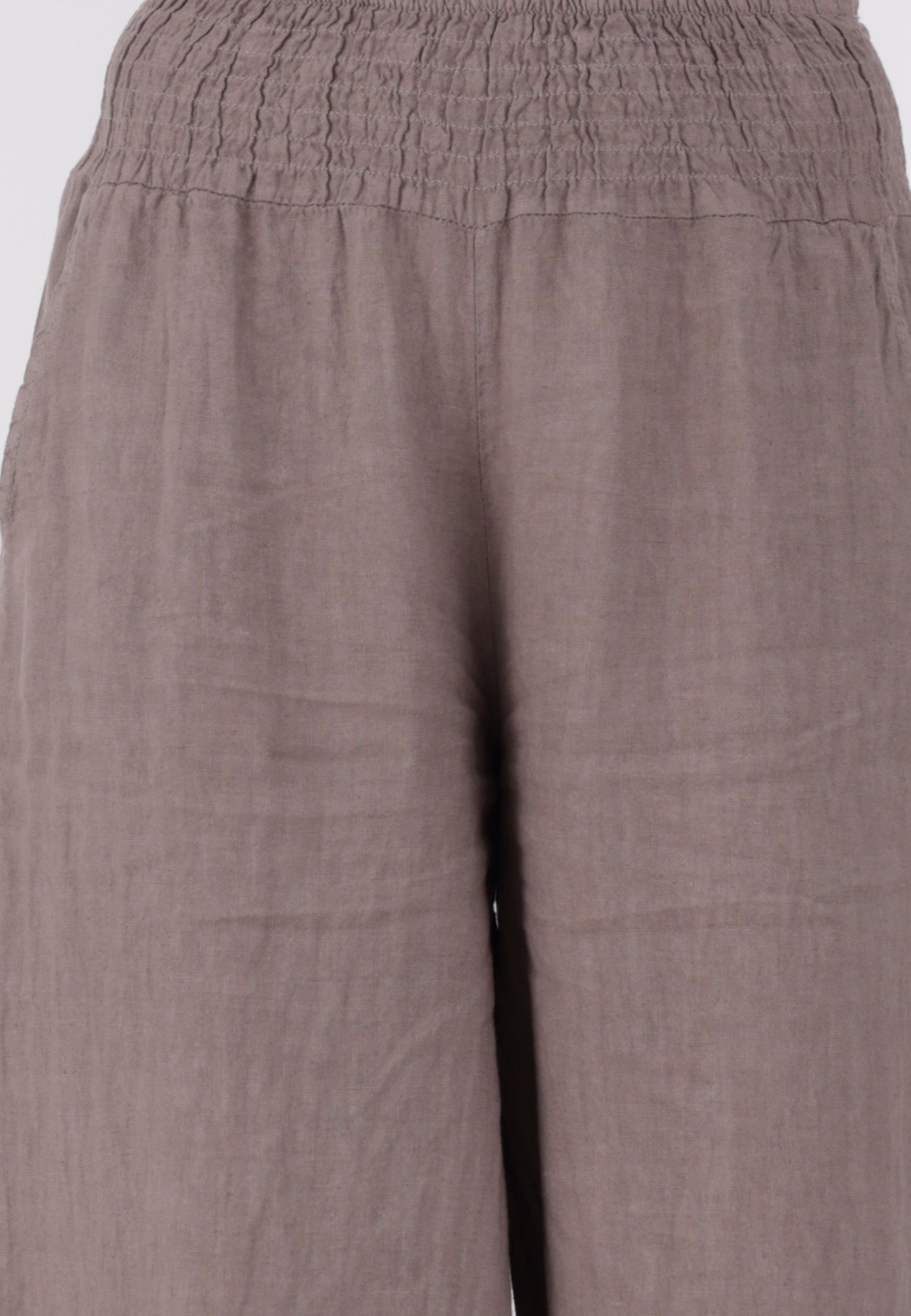 mit hohem Smokbund – bequem & stylisch aus Leinen