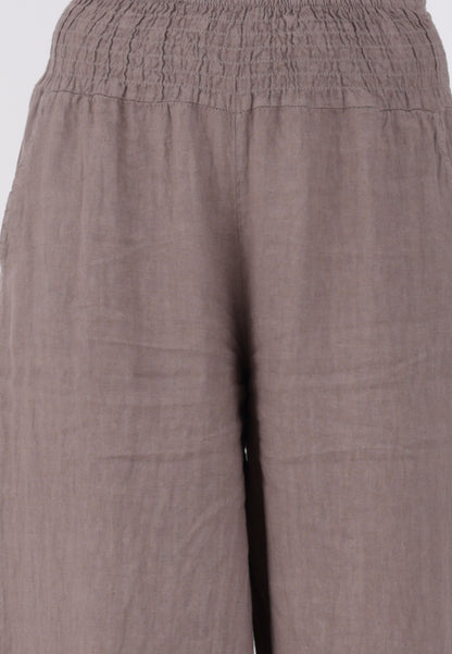 mit hohem Smokbund – bequem & stylisch aus Leinen