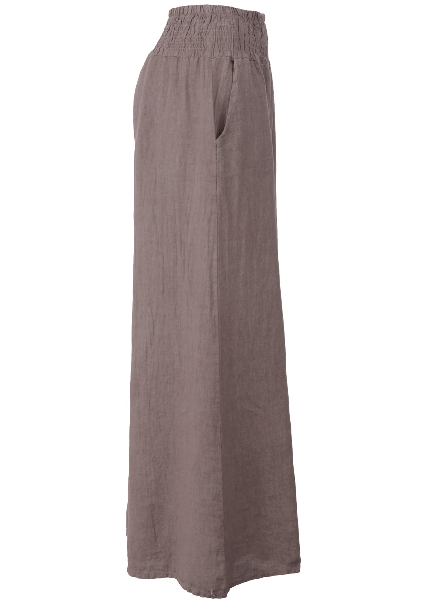 mit hohem Smokbund – bequem & stylisch aus Leinen