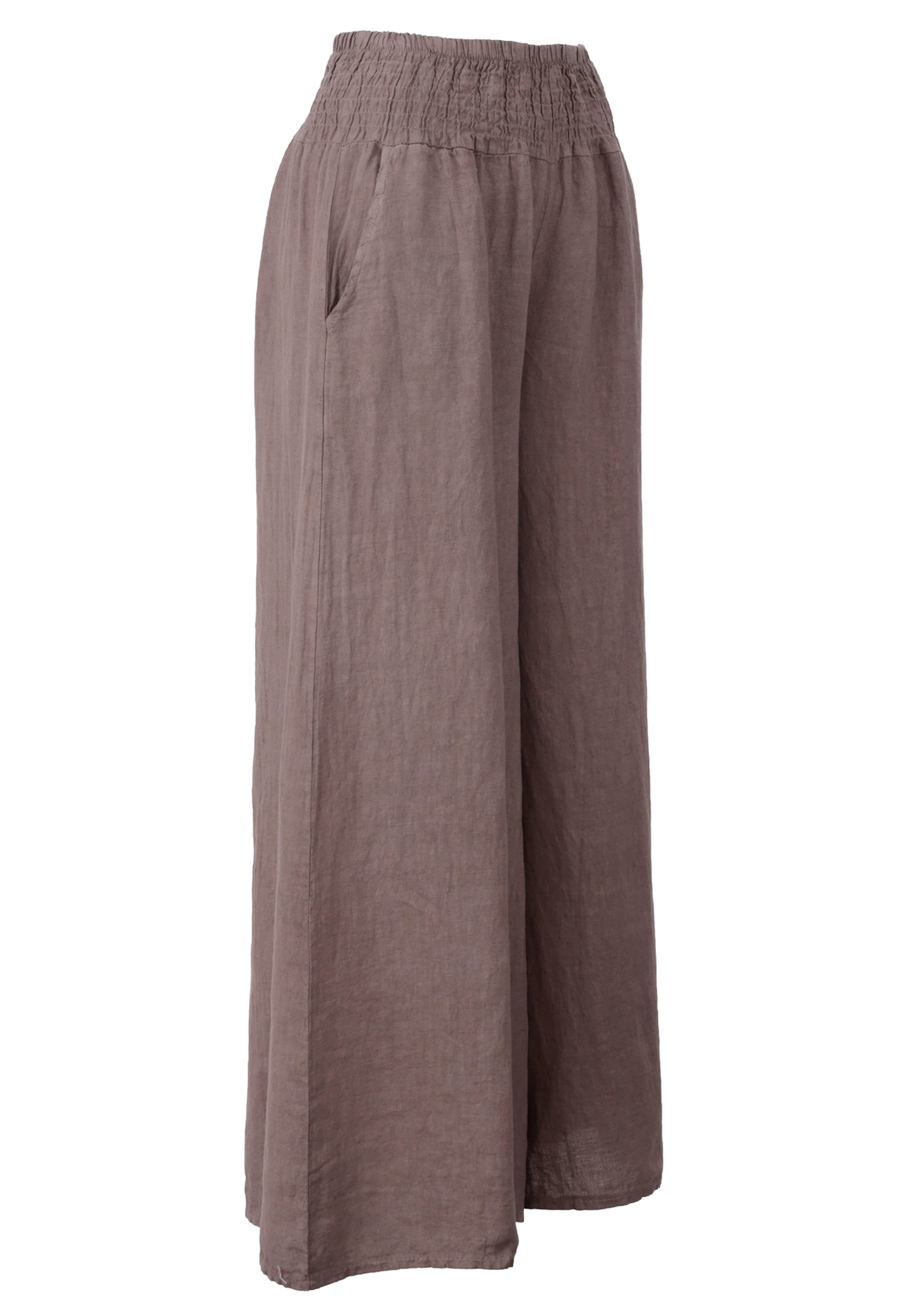 mit hohem Smokbund – bequem & stylisch aus Leinen