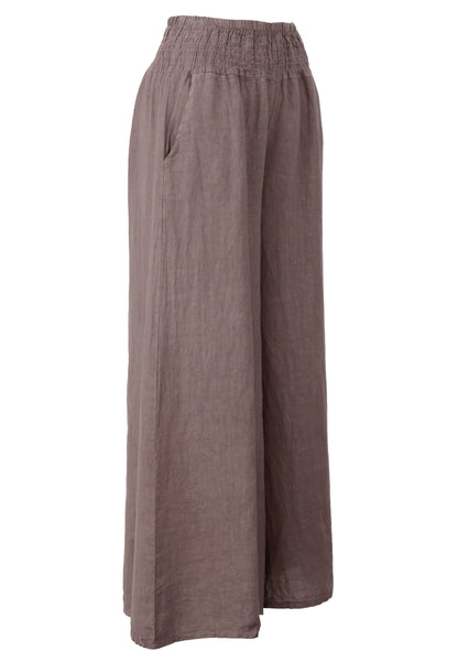 mit hohem Smokbund – bequem & stylisch aus Leinen