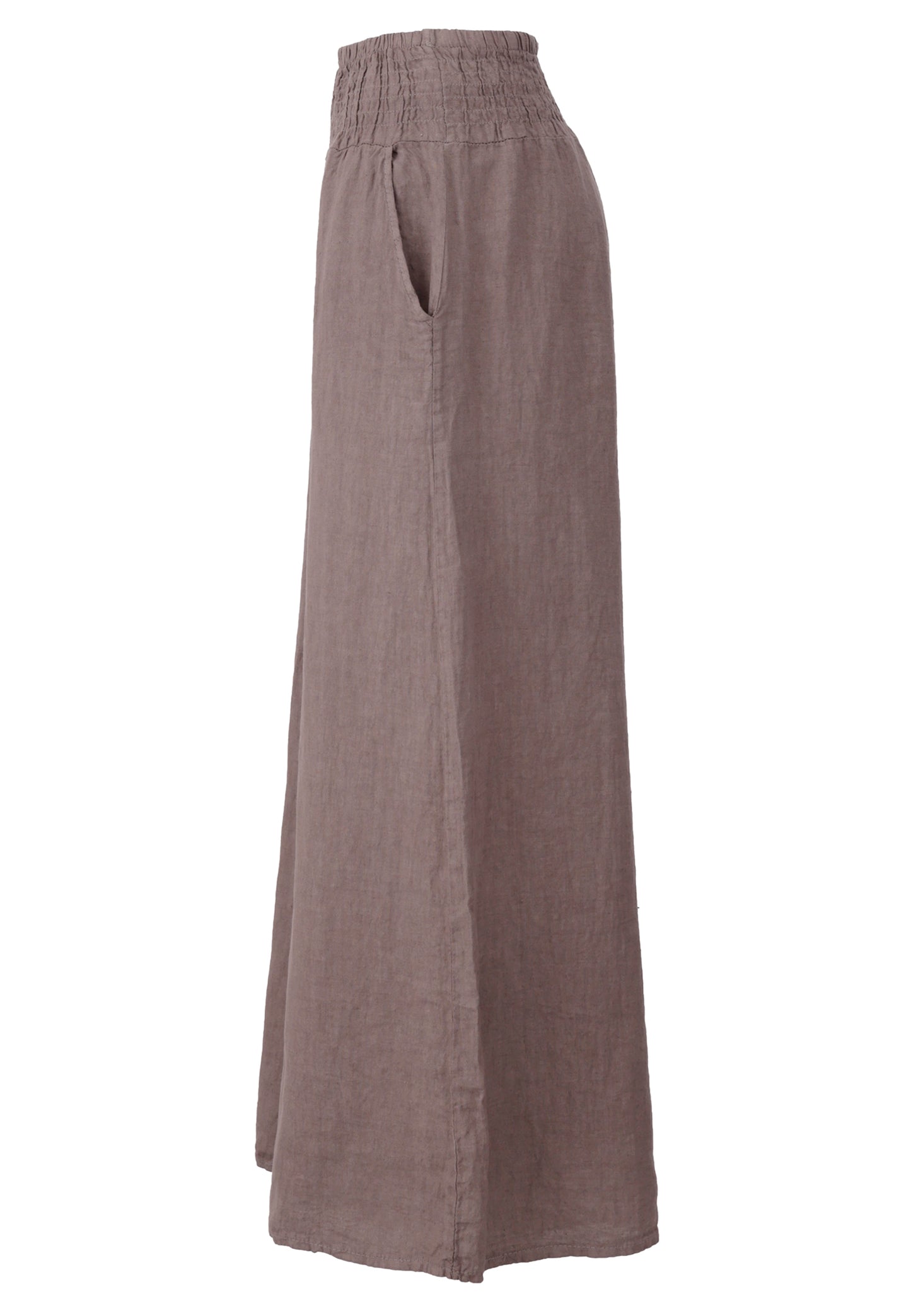 mit hohem Smokbund – bequem & stylisch aus Leinen