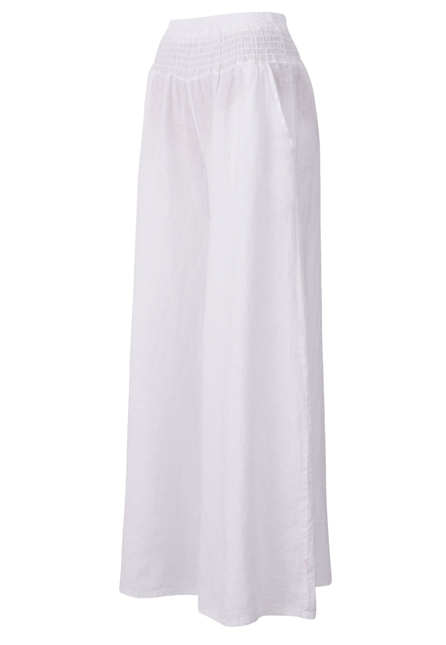 mit hohem Smokbund – bequem & stylisch aus Leinen