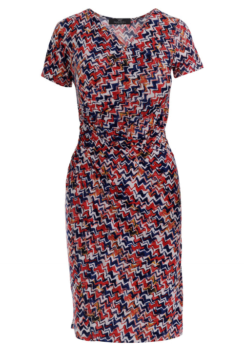 Elegantes Wickelkleid mit fließendem Fall