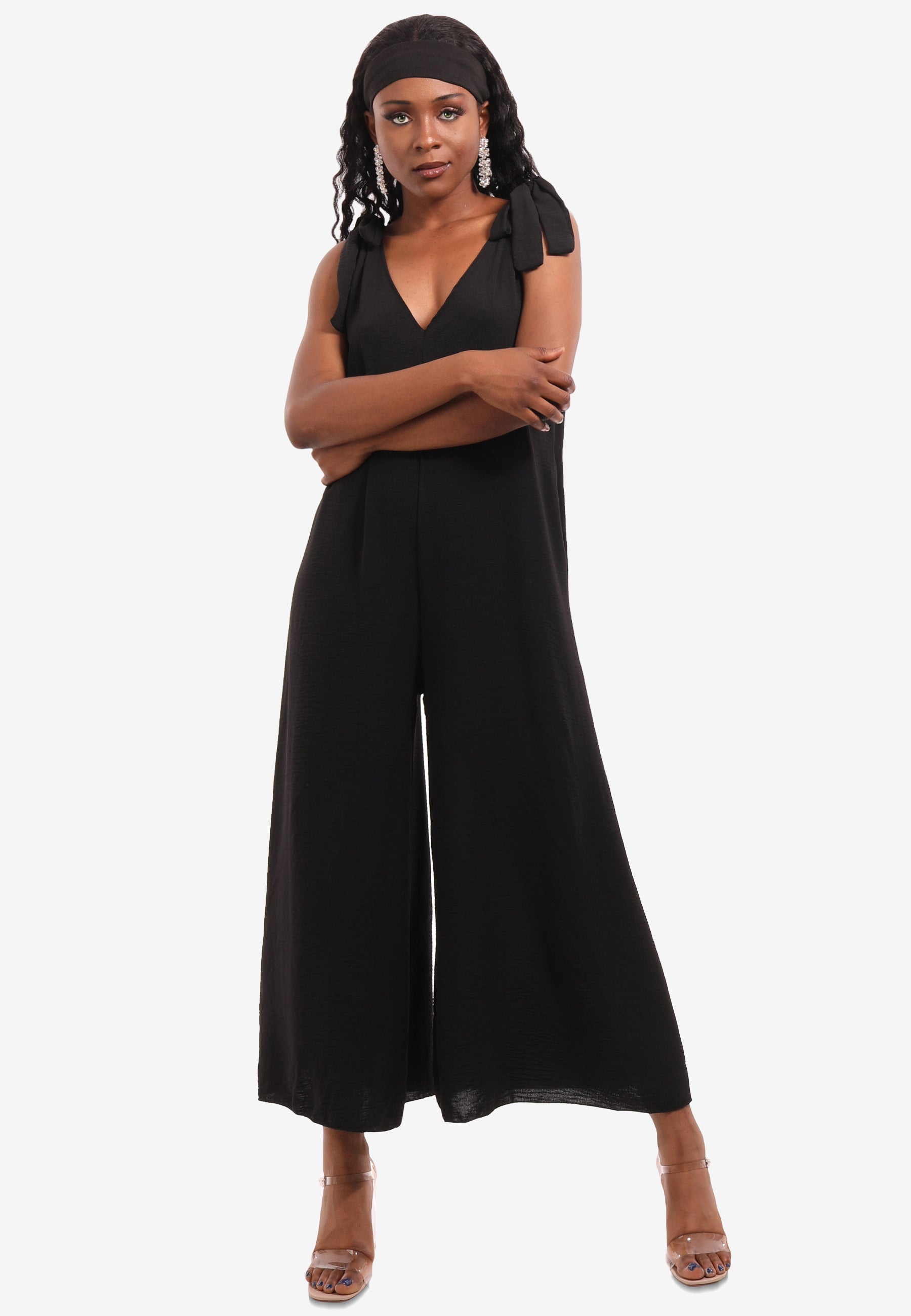 Black overall jumpsuit online