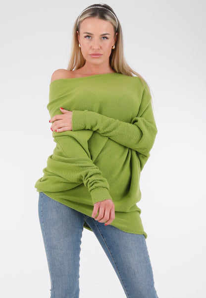 "Casual Chic: Asymmetrischer Pullover in Longform"
