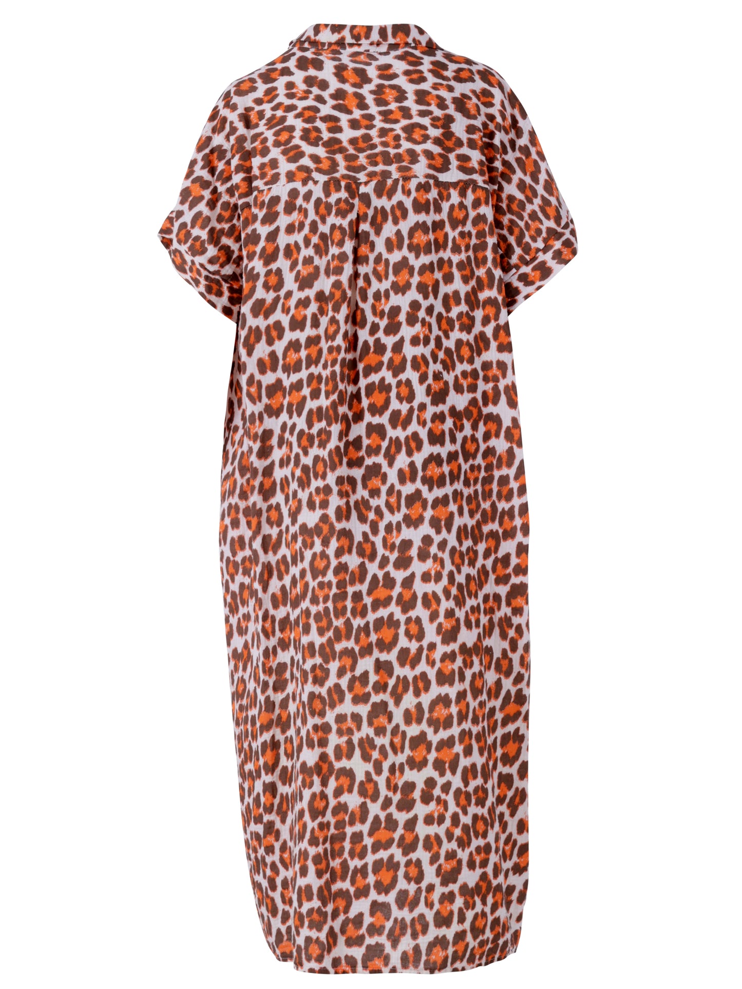 Oversized Musselin Kleid im Hemdblusenstil – bequem & stylisch