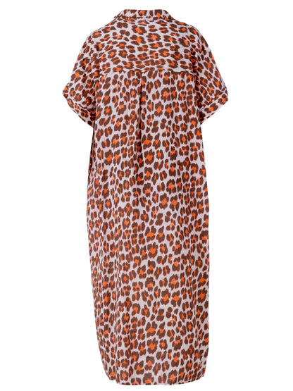 Oversized Musselin Kleid im Hemdblusenstil – bequem & stylisch