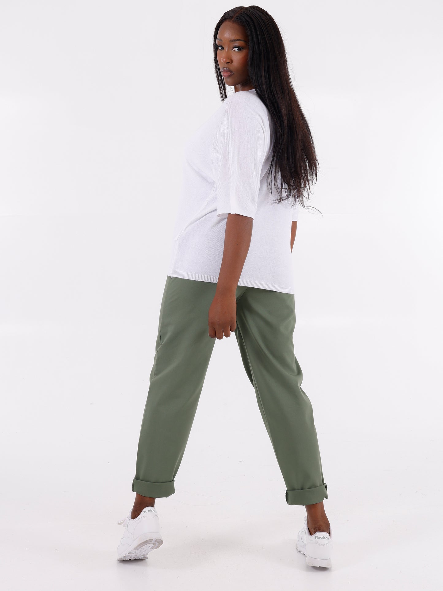 Jogger Pants Casual & Business mit elastischem Bund One Size 34-40