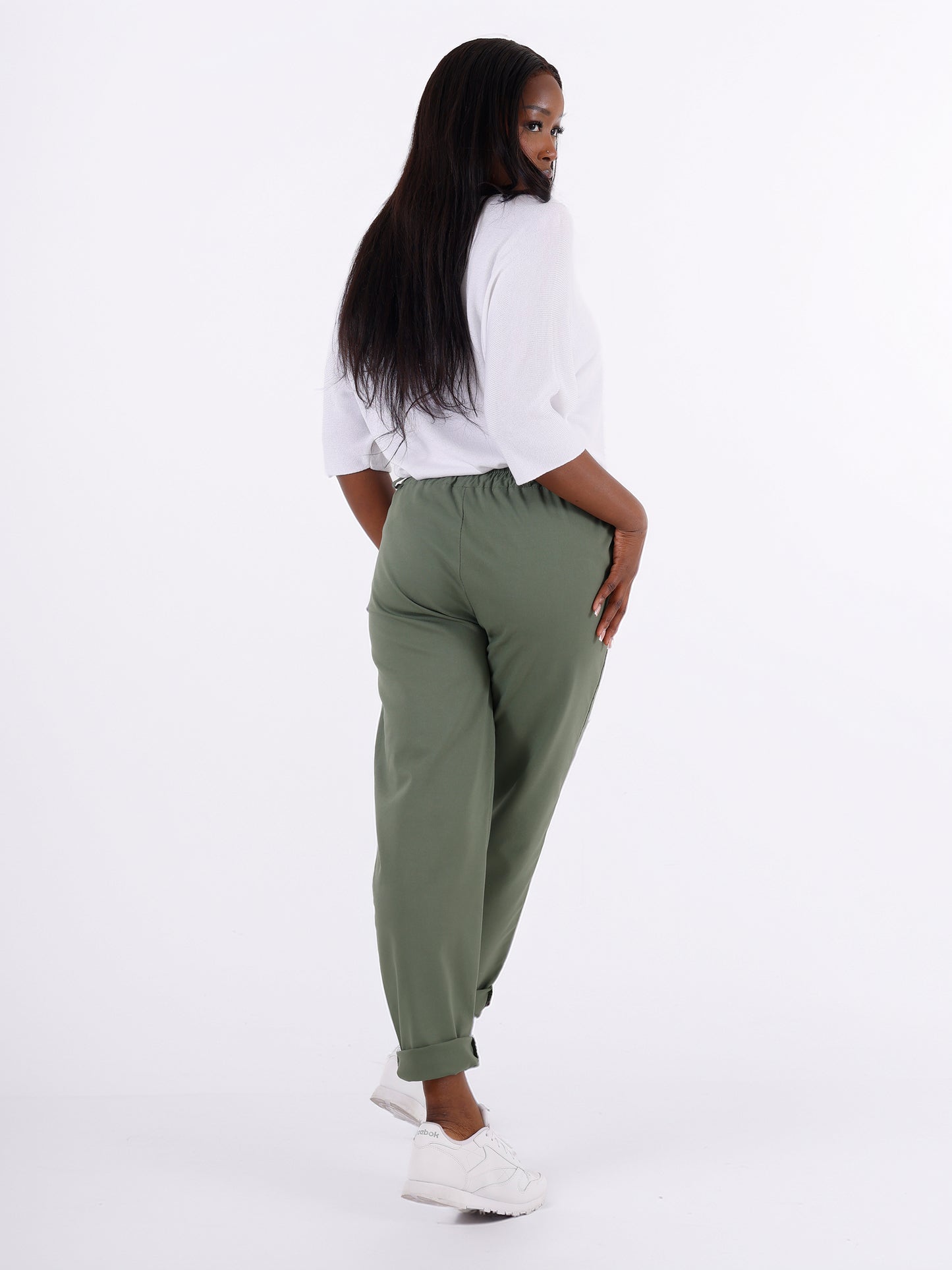 Jogger Pants Casual & Business mit elastischem Bund One Size 34-40