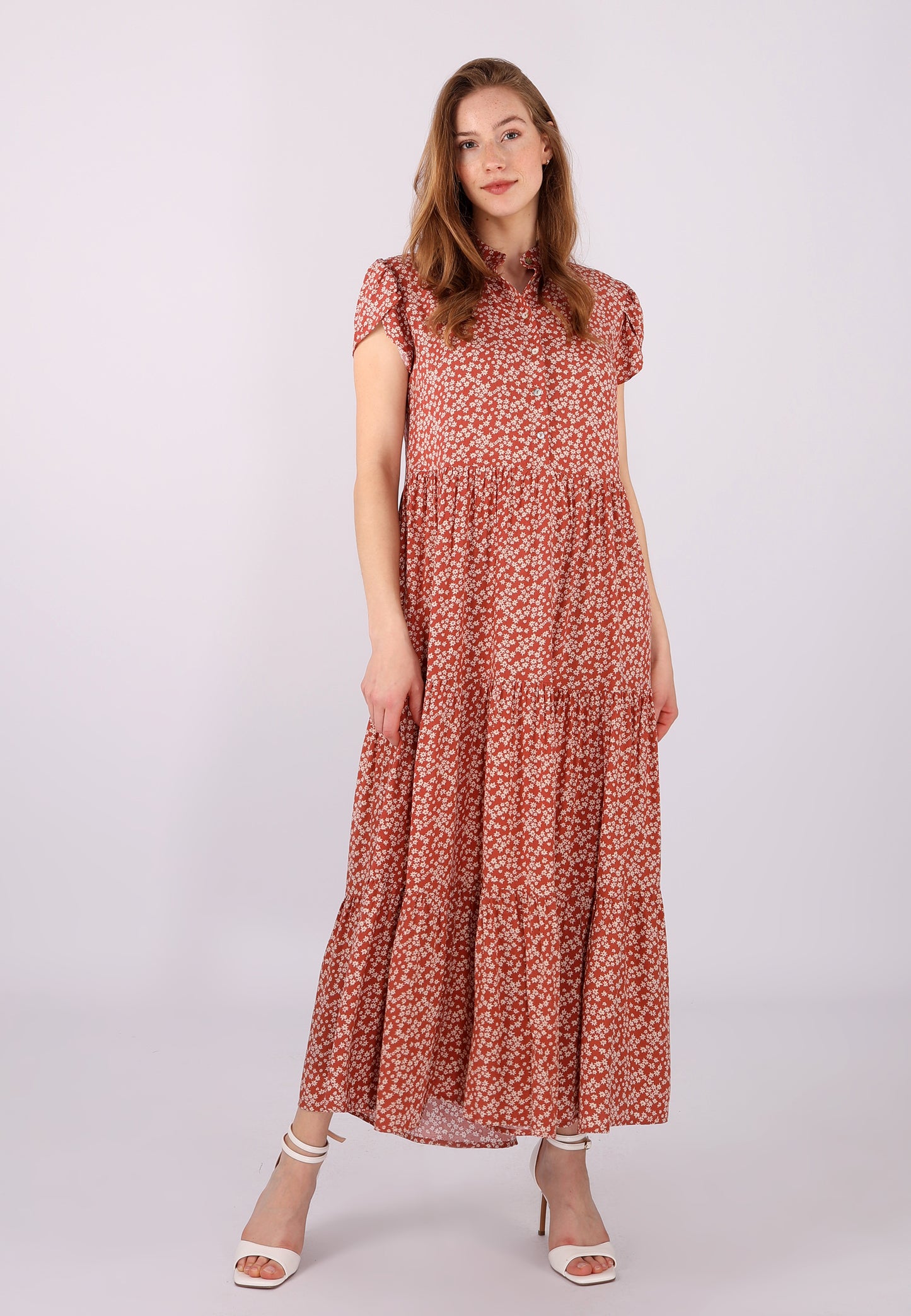 Boho-Maxikleid  aus Reiner Viskose – Sommerliche Eleganz