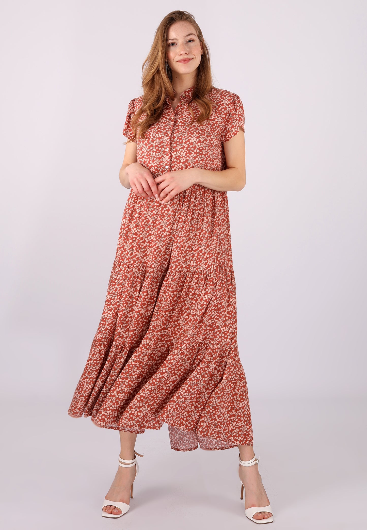 Boho-Maxikleid  aus Reiner Viskose – Sommerliche Eleganz