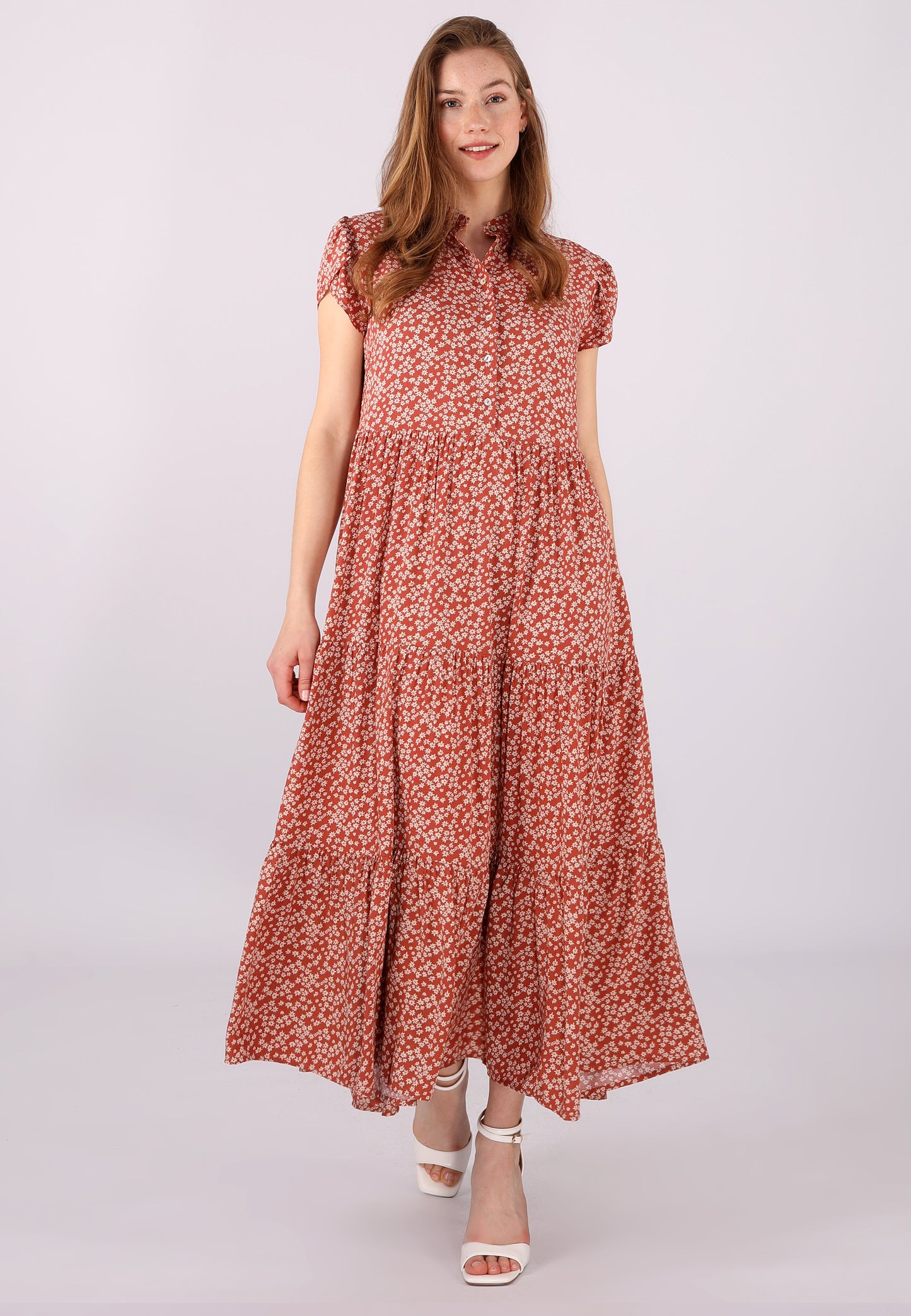 Boho-Maxikleid  aus Reiner Viskose – Sommerliche Eleganz