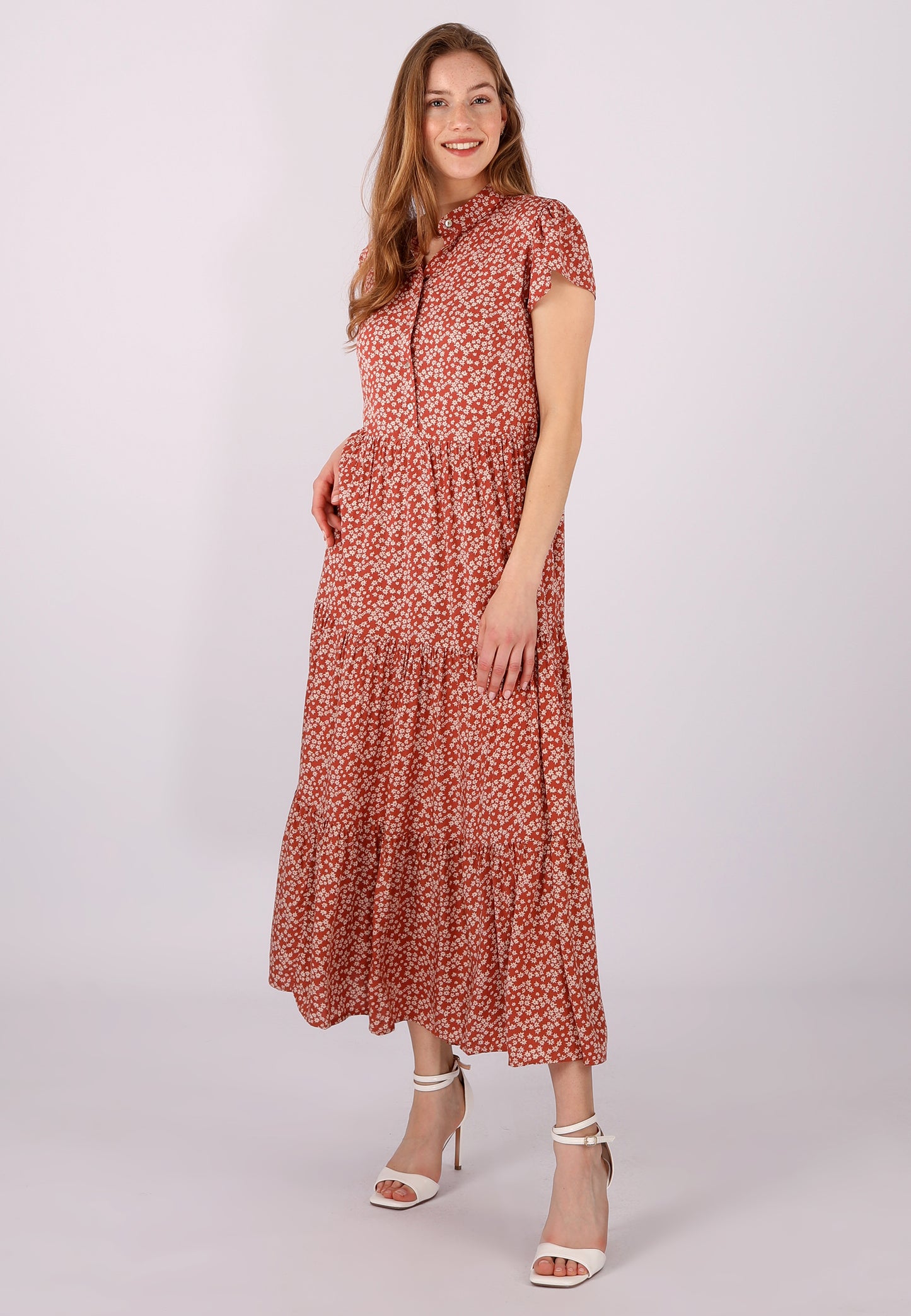 Boho-Maxikleid  aus Reiner Viskose – Sommerliche Eleganz