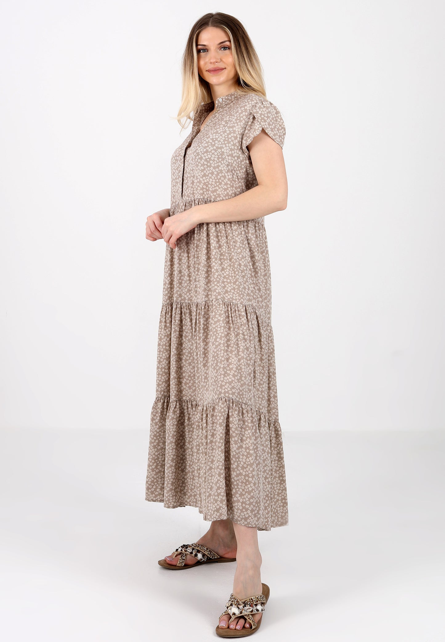 Boho-Maxikleid  aus Reiner Viskose – Sommerliche Eleganz