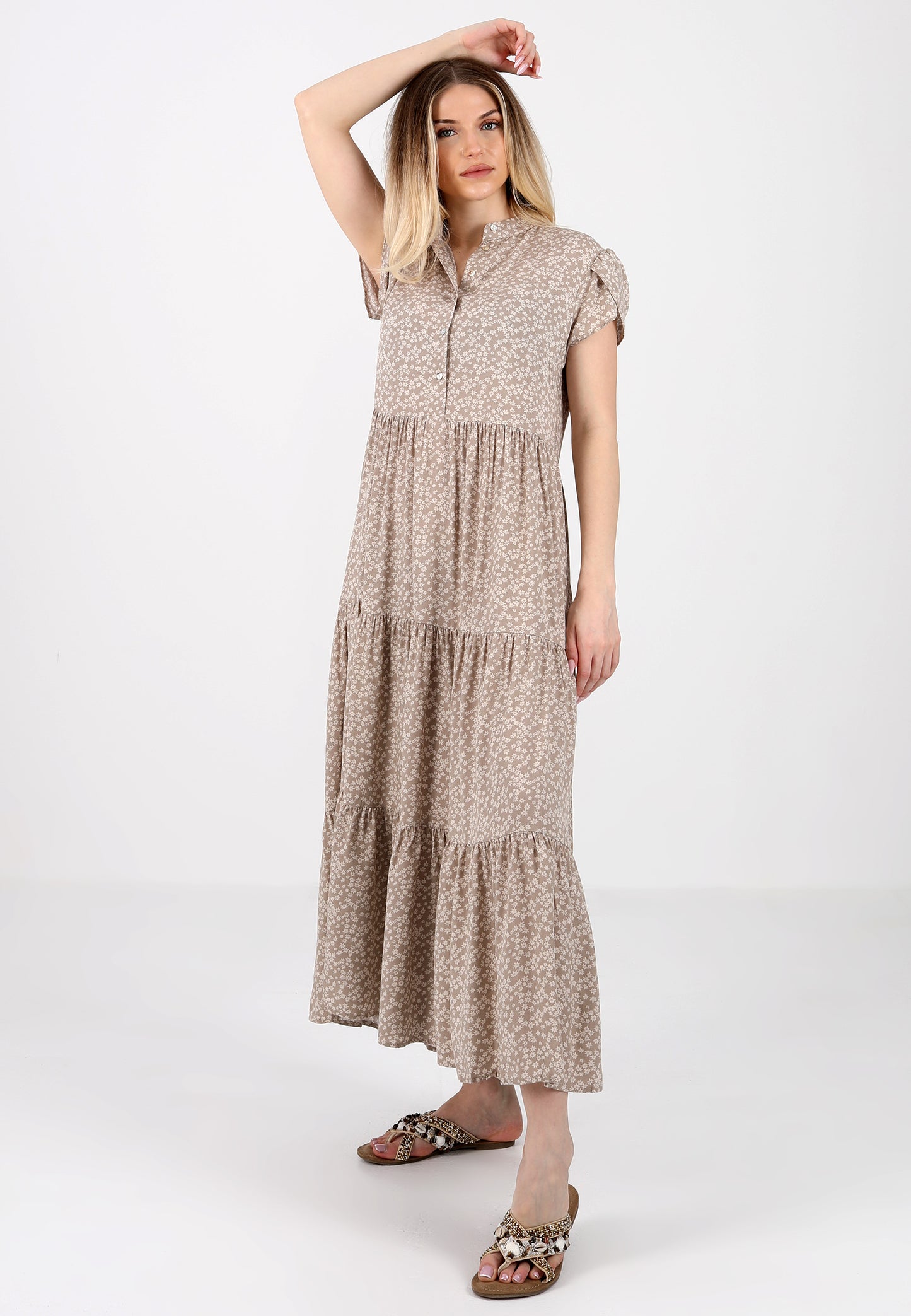 Boho-Maxikleid  aus Reiner Viskose – Sommerliche Eleganz