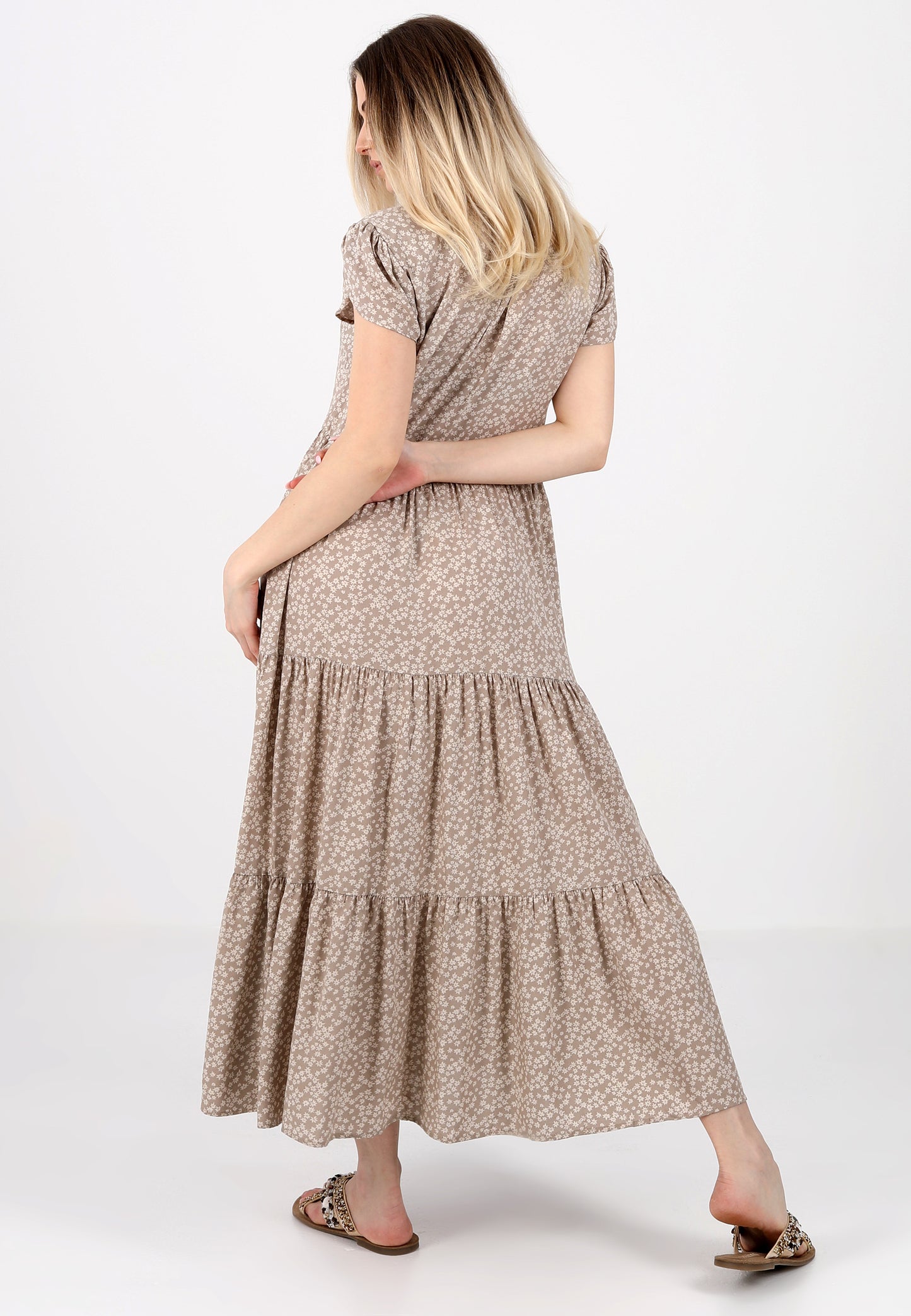Boho-Maxikleid  aus Reiner Viskose – Sommerliche Eleganz