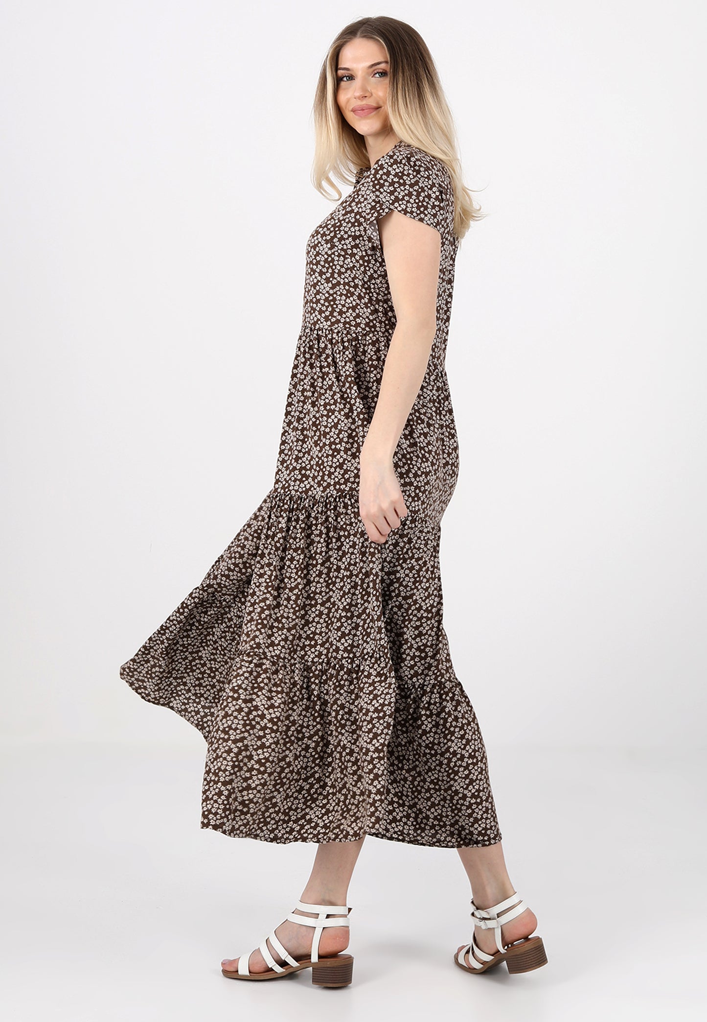 Boho-Maxikleid  aus Reiner Viskose – Sommerliche Eleganz
