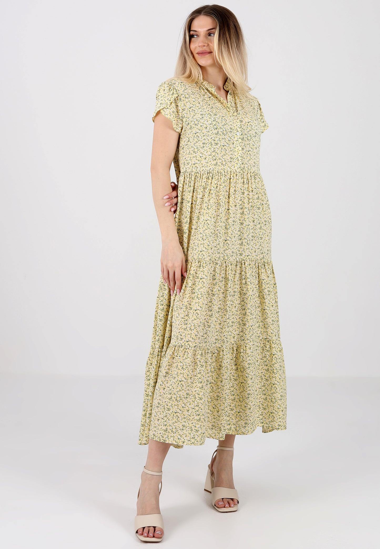 Boho-Maxikleid  aus Reiner Viskose – Sommerliche Eleganz