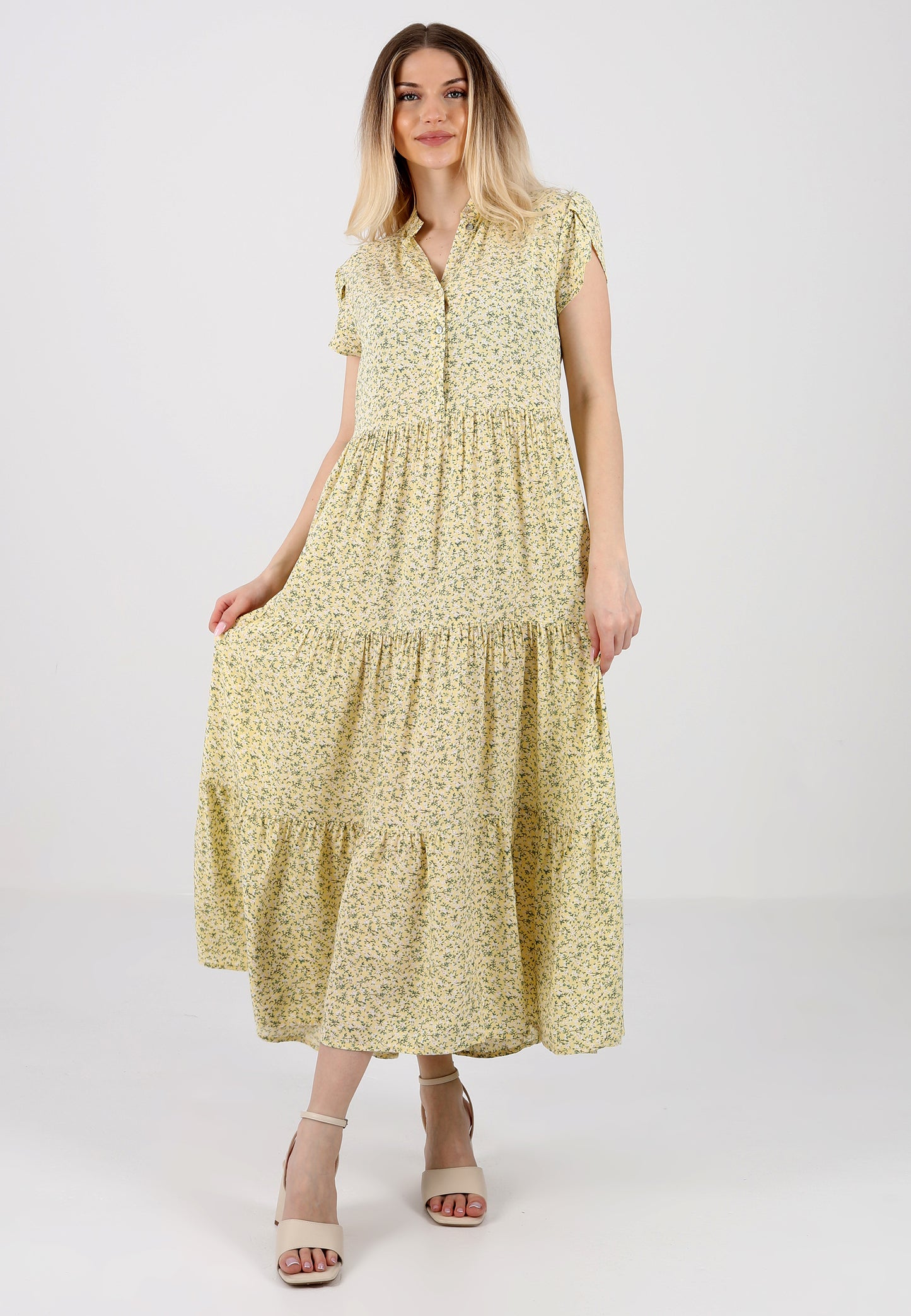 Boho-Maxikleid  aus Reiner Viskose – Sommerliche Eleganz