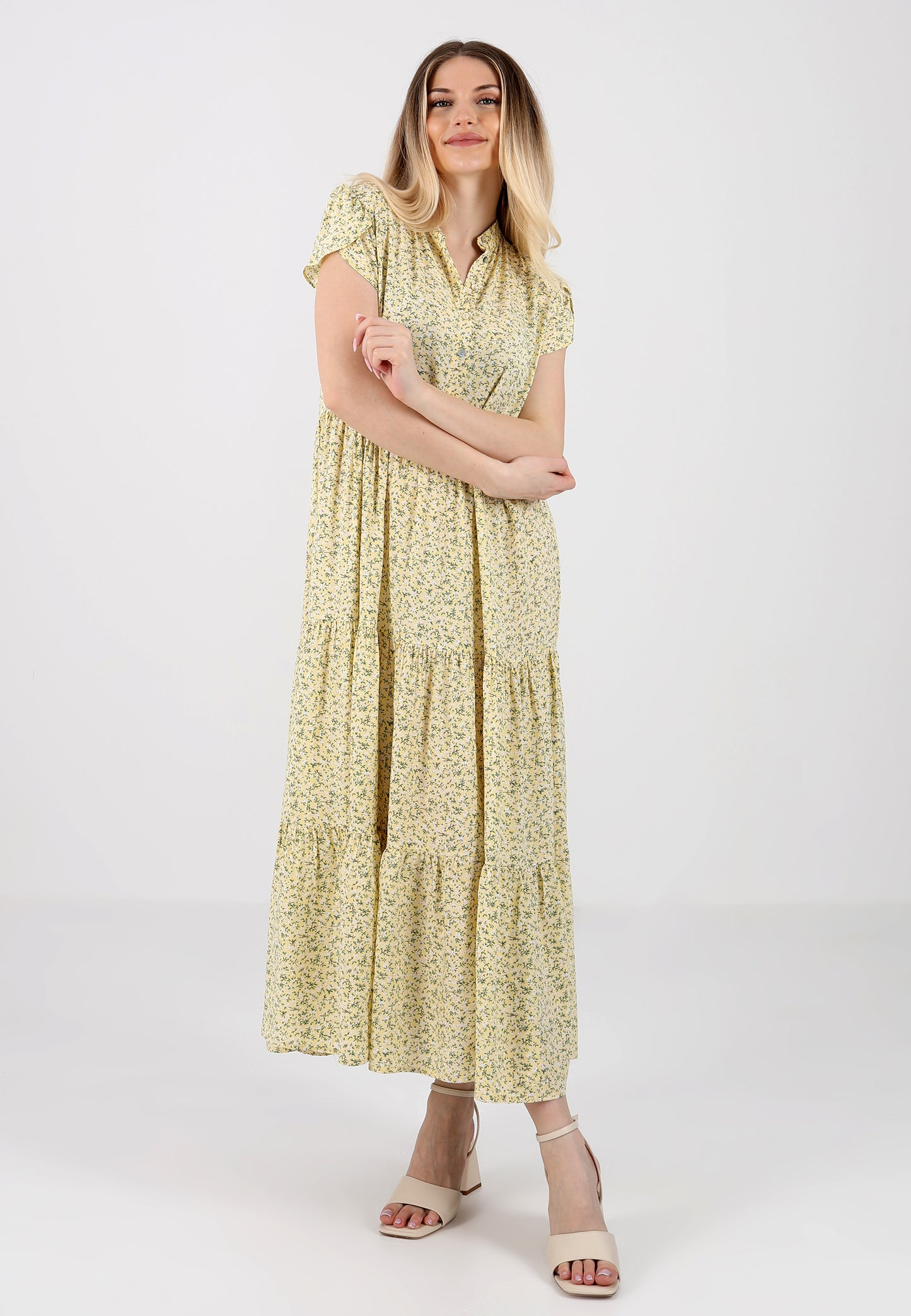 Boho-Maxikleid  aus Reiner Viskose – Sommerliche Eleganz