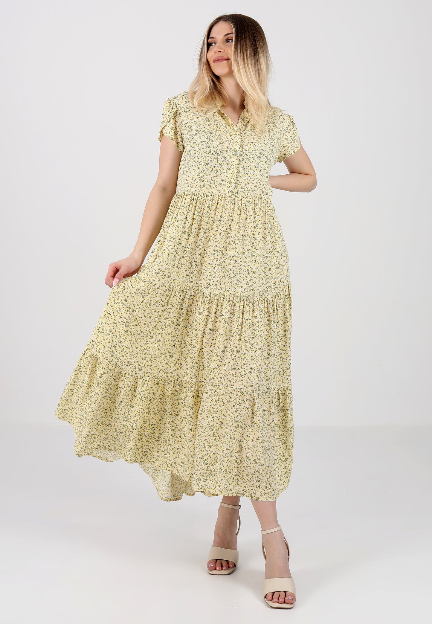 Boho-Maxikleid  aus Reiner Viskose – Sommerliche Eleganz