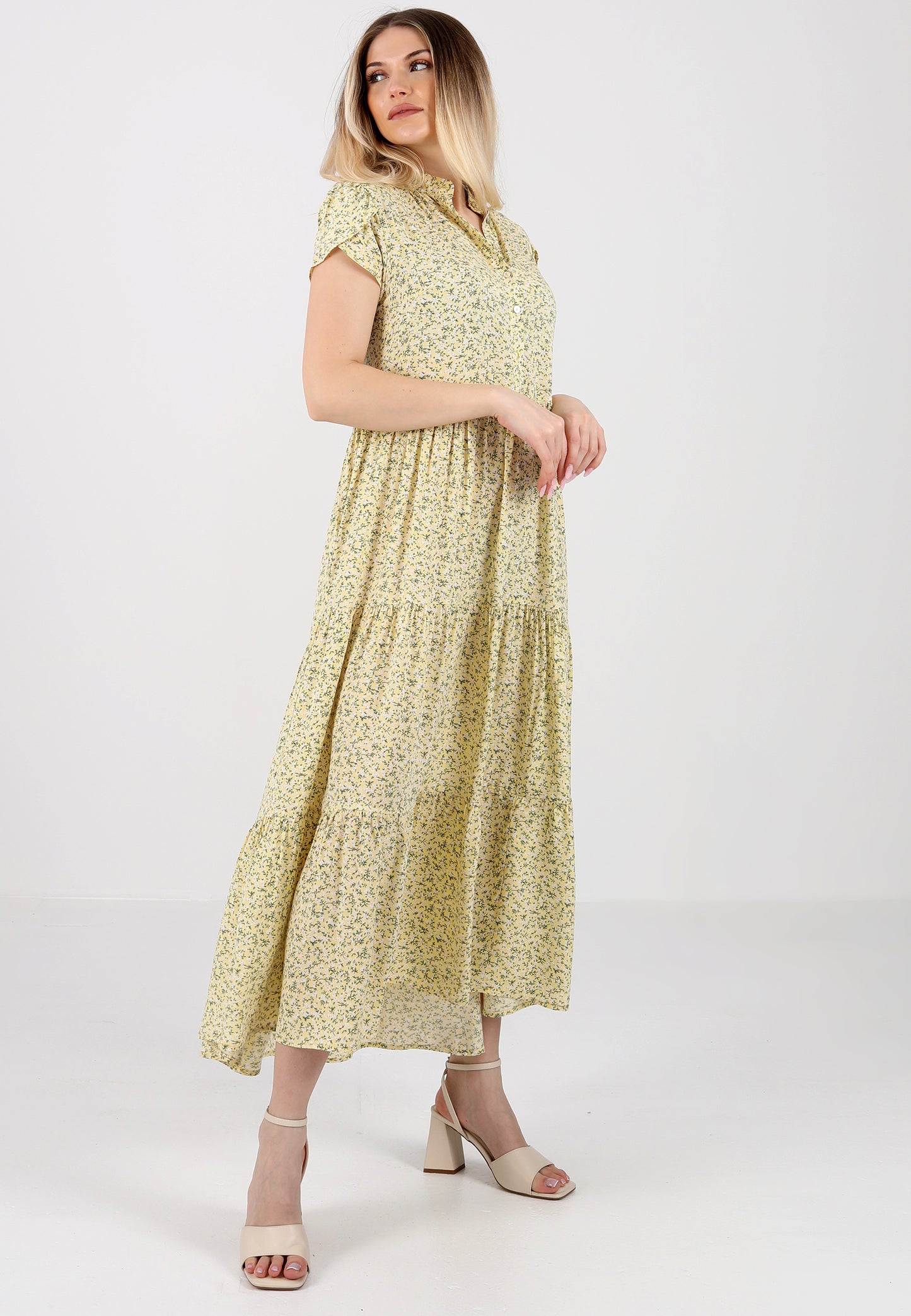 Boho-Maxikleid  aus Reiner Viskose – Sommerliche Eleganz