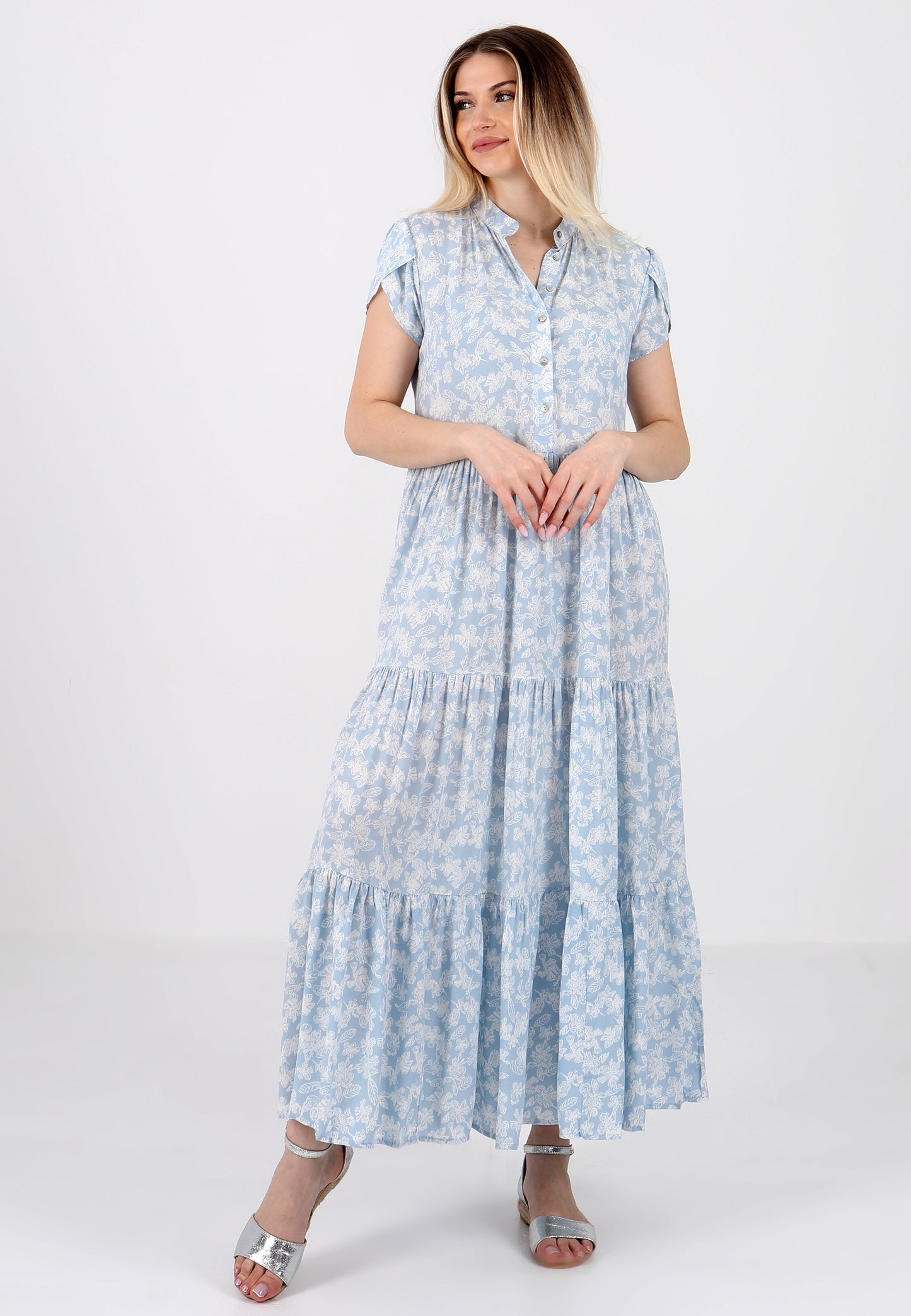 Boho-Maxikleid  aus Reiner Viskose – Sommerliche Eleganz
