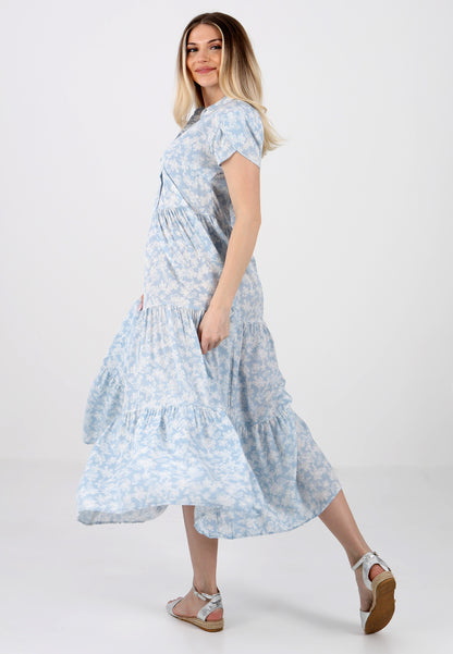 Boho-Maxikleid  aus Reiner Viskose – Sommerliche Eleganz