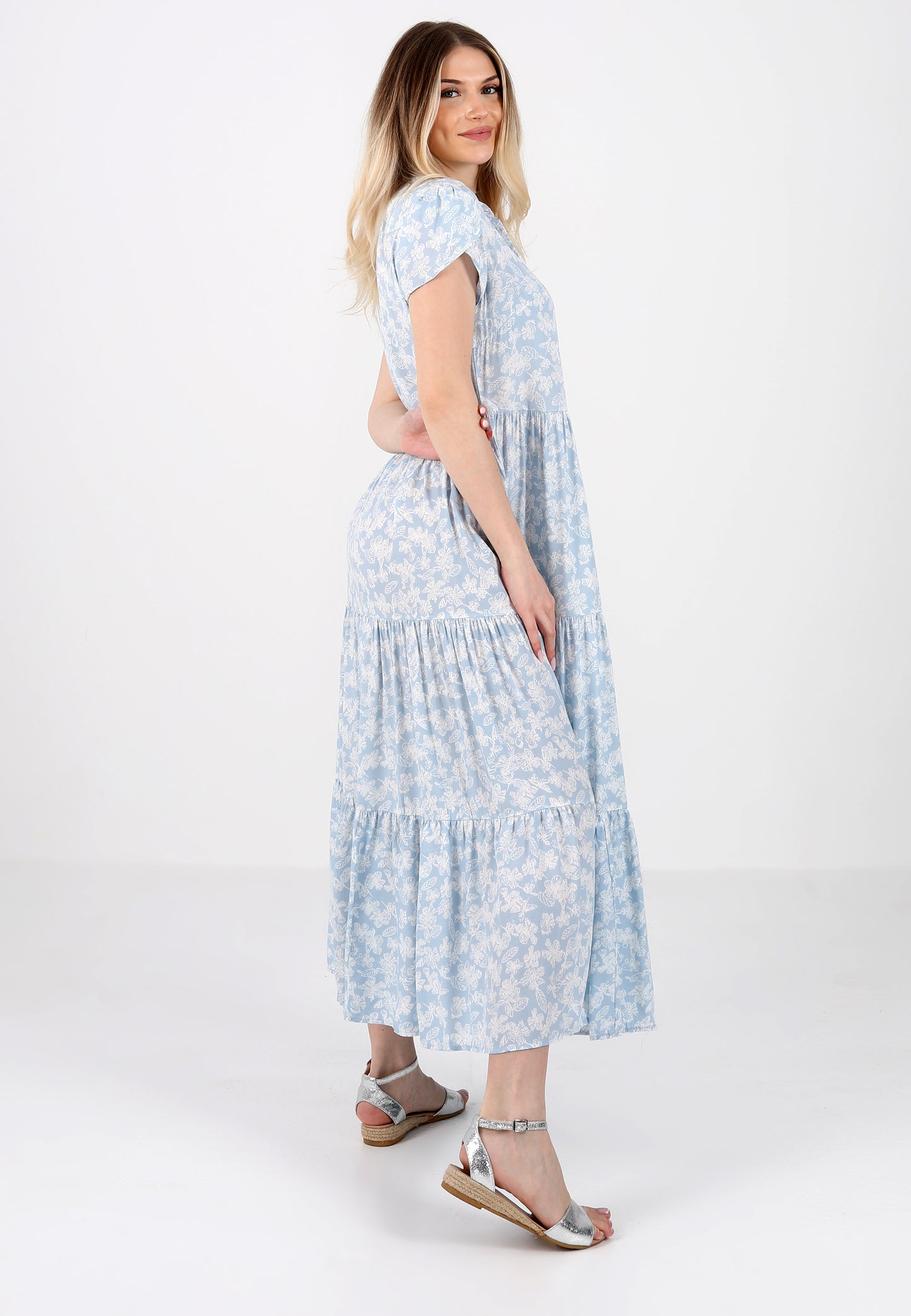 Boho-Maxikleid  aus Reiner Viskose – Sommerliche Eleganz