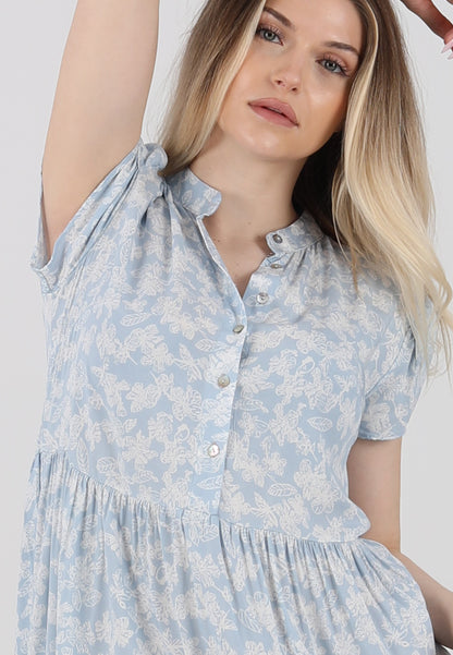 Boho-Maxikleid  aus Reiner Viskose – Sommerliche Eleganz