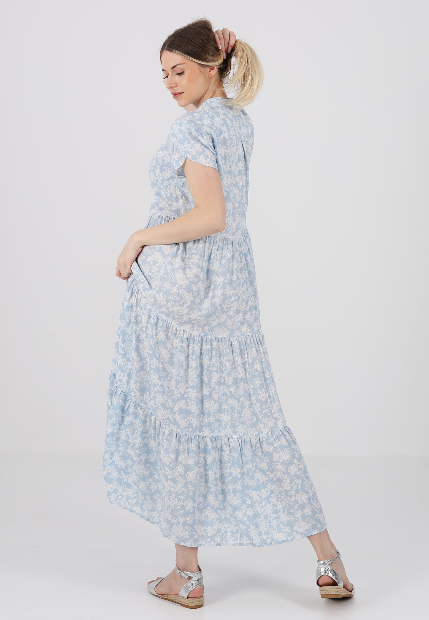 Boho-Maxikleid  aus Reiner Viskose – Sommerliche Eleganz